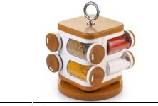 33 STOREWEL SPICE RACK 8 PCS SET
