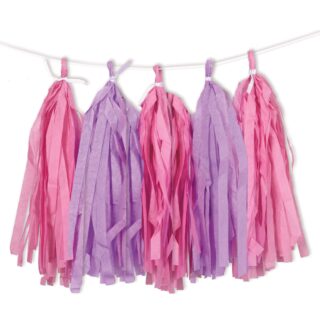 PAPER TASSEL GARLAND 9 FEET LONG