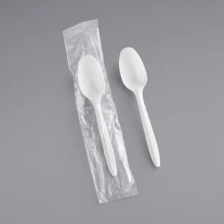 PLASTIC WRAP TEA SPOON