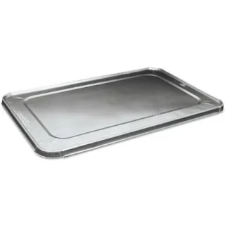 HALF SIZE  ALUMINUM  LID PCS $0.28 100 PK IN CASE 27.50