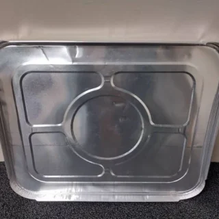 FULL SIZE ALUMINUM LID PCS $0.55 50 PK IN CASE 27.50