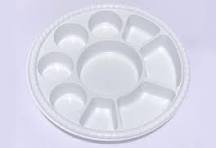 9 COMPARMENT PLASTIC PLATE 50 PCS.$26.60